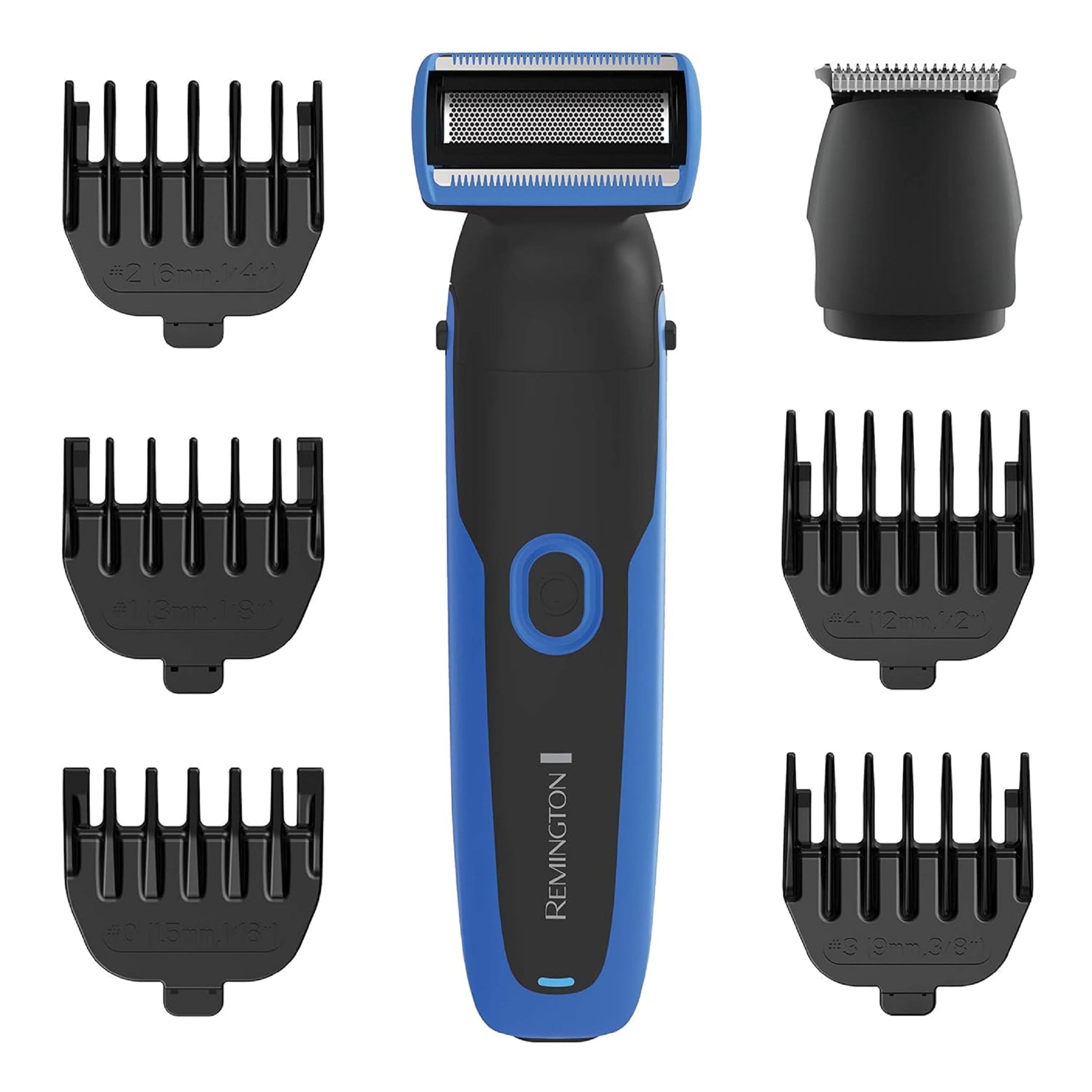 Remington Face & Body Waterproof Groomer Kit, 6 pc, Men's Body Groomer, Beard Groomer, PG6255