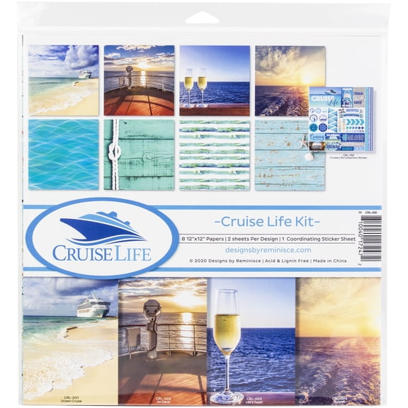 Reminisce Collection Kit 12"X12"-Cruise Life