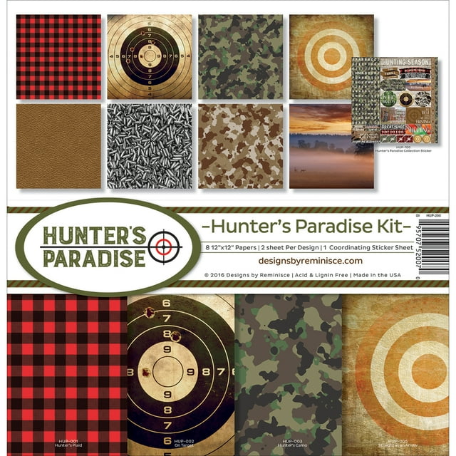 Reminisce TRUC-200 Running Themed Scrapbook Paper Kit - 10 Double-Sided 12x12 Sheets & 1 Sticker Sheet, Acid-Free