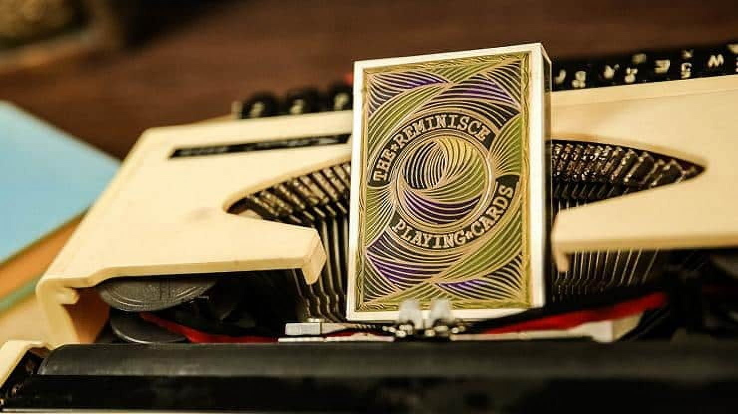 Reminisce Green Retro Standard by Ark Playing Cards