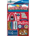 thumbnail image 1 of Reminisce Jet Setters State Dimensional Stickers 4.5"X7.5"-Missouri, 1 of 2