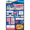 thumbnail image 1 of Reminisce Jet Setters State Dimensional Stickers 4.5"X7.5"-Washington D.C., 1 of 2