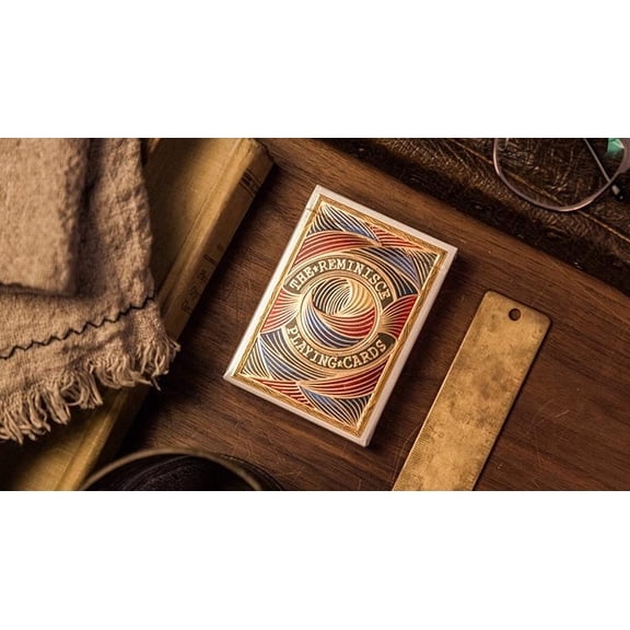 Reminisce Red Retro Standard by Ark Playing Cards