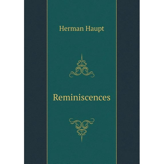 Reminiscences (Paperback)