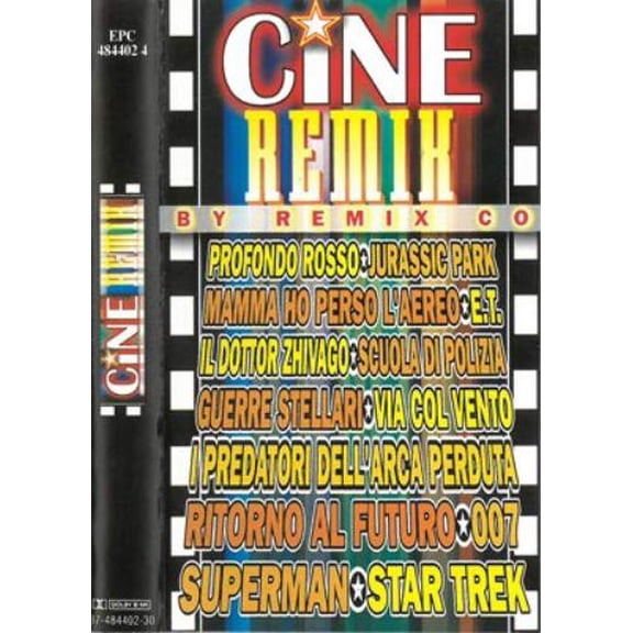 Remix Co MC K7 CASSETTE VARIOUS OST CINE REMIX SONY EPIC EPC 484402 4 (Cassette Tape)