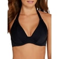 thumbnail image 1 of Remix Plunge Halter Swim Top, 1 of 2