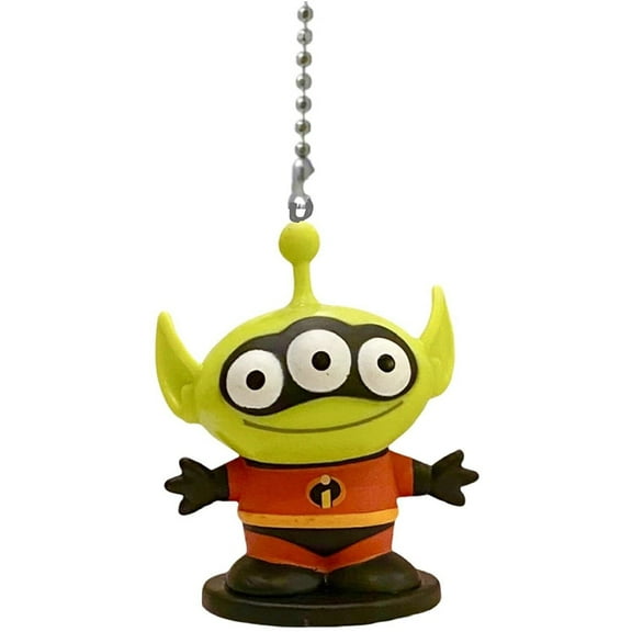 Remix Space Alien Mr Incredible Fan Lamp Light Pull Chain Toy Story Figure Pvc