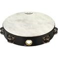 thumbnail image 1 of REMO 10" Tambourine Fiberskyn Double BLK, 1 of 2