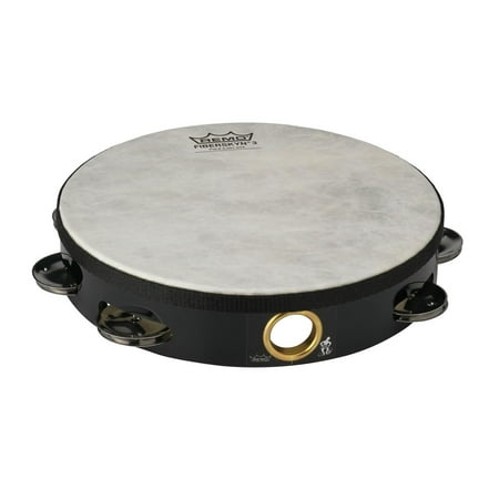 Remo Fixed Head Tambourines Black 8"
