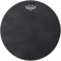Remo Ambassador Black Suede Snare Side Drum Head Matte Black 13"