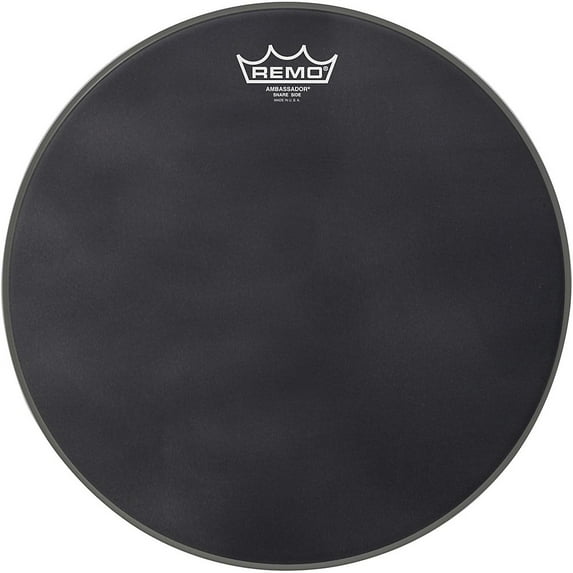 REMO 14" BLACK Suede SNARE