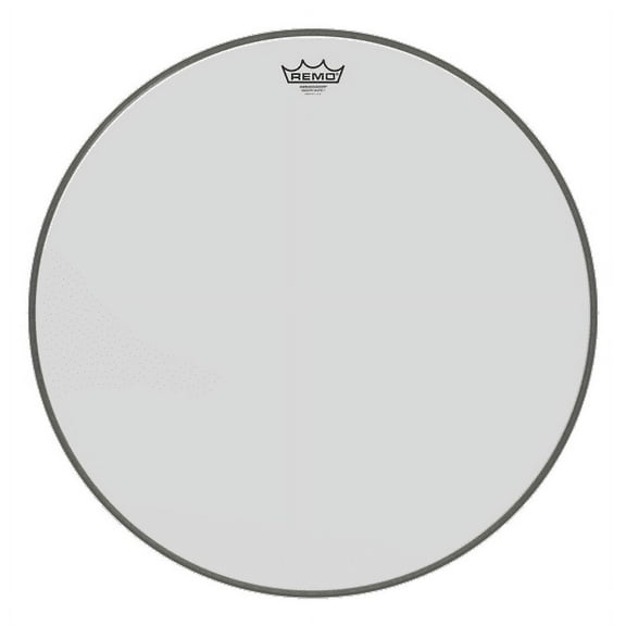 REMO 22" Ambassador Bass Smooth White