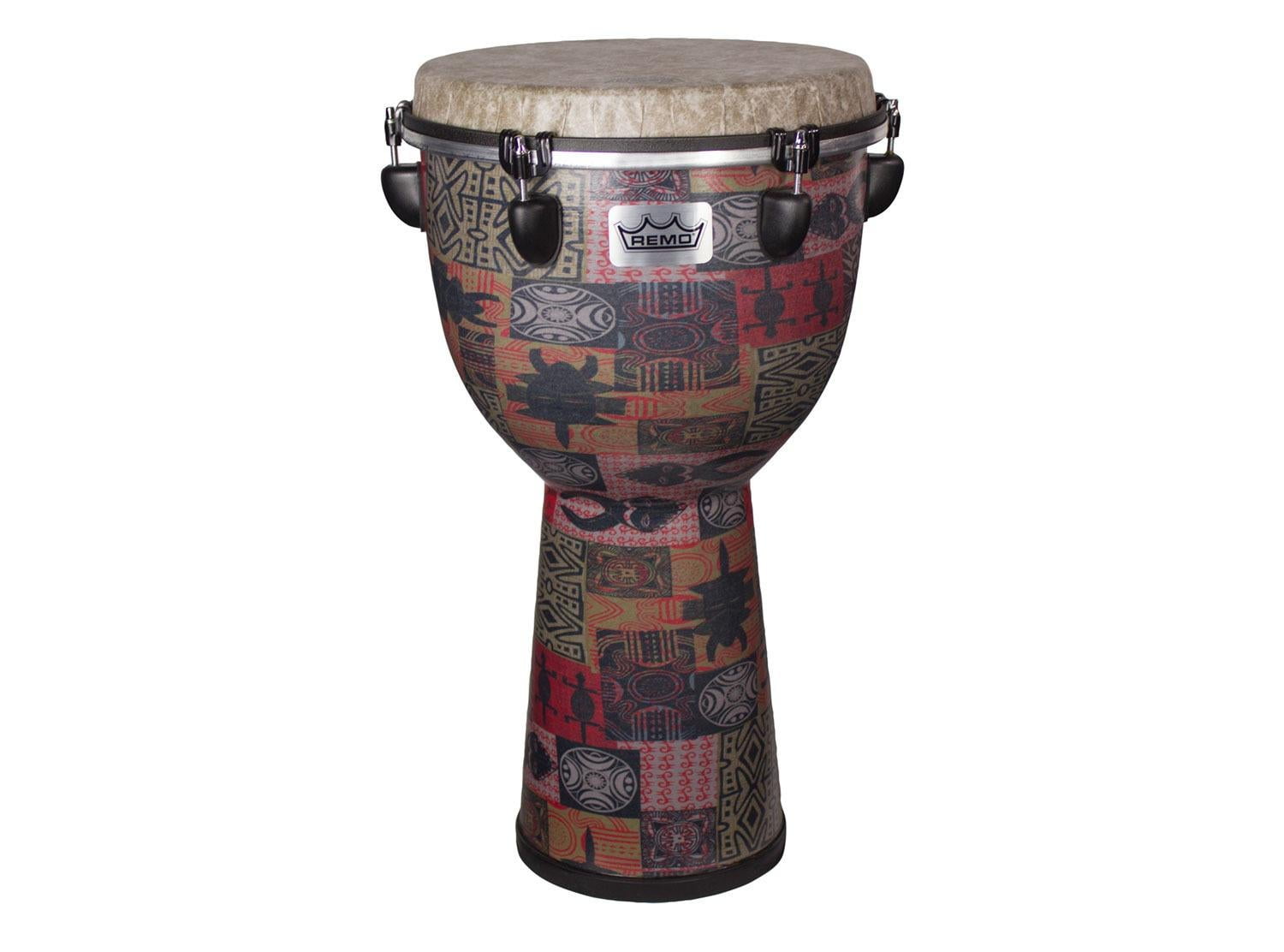 Remo Apex Djembe Drum 12 inches Green Kinte - Walmart.com