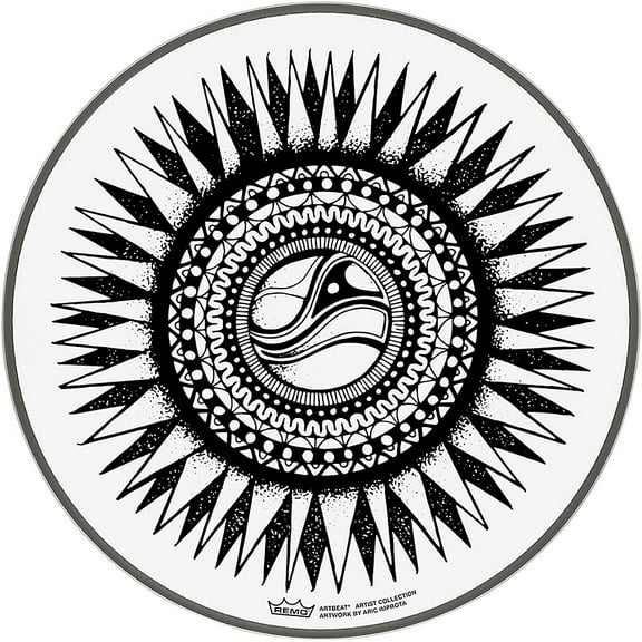 Remo ArtBEAT Aric Improta New Sun Artist Collection Drum Head, 10"