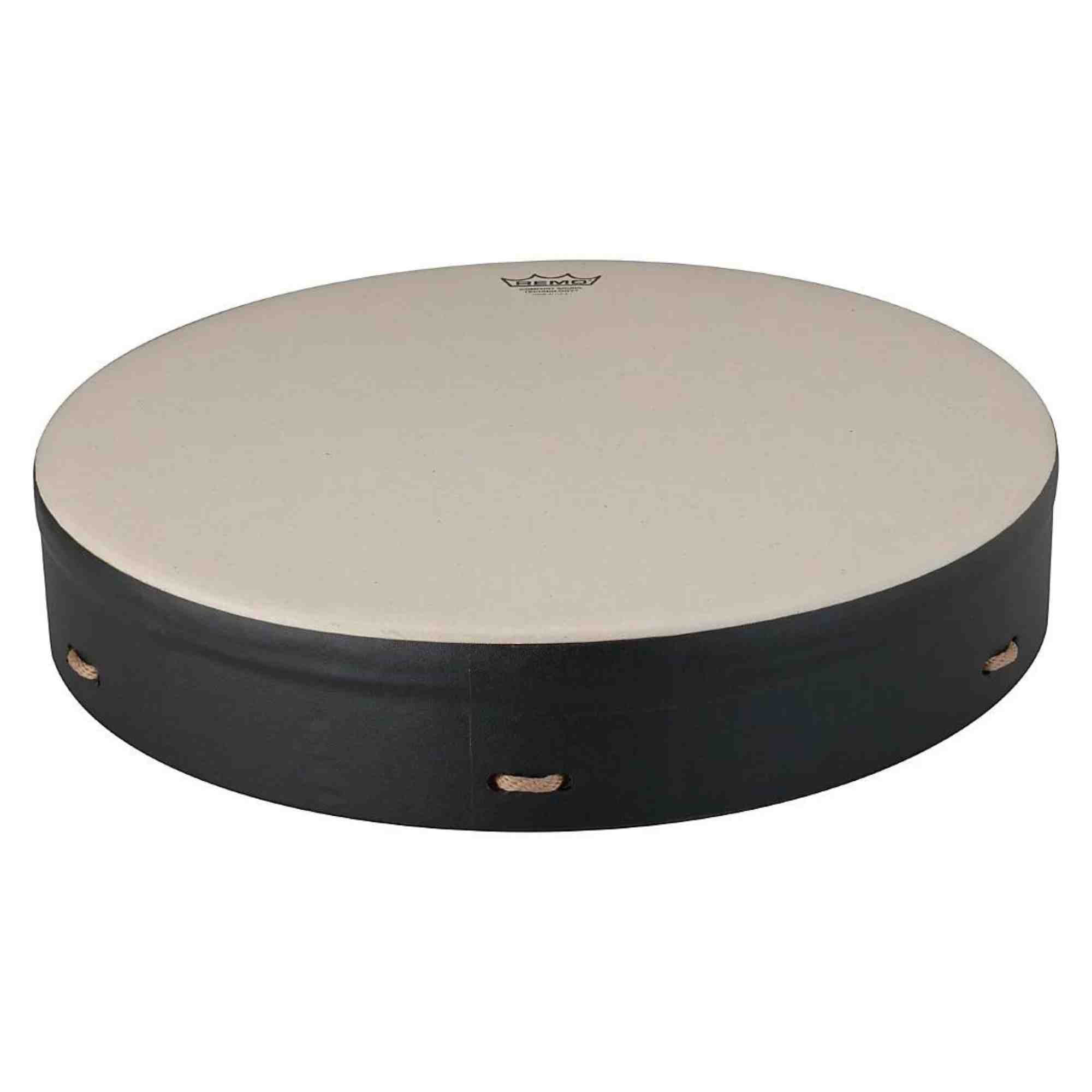 Remo Buffalo Drum with Comfort Sound Technology 16 in. Black