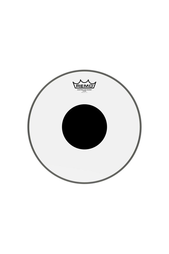 12" BLACK DOT Clear