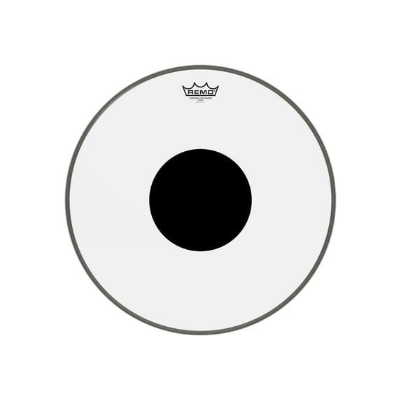 Remo Controlled Sound Clear Black Dot Bass Drum Head (18")