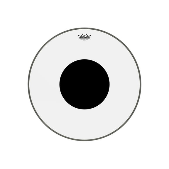 REMO 22" BLACK DOT Bass Clear