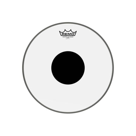 REMO 13" BLACK DOT Clear