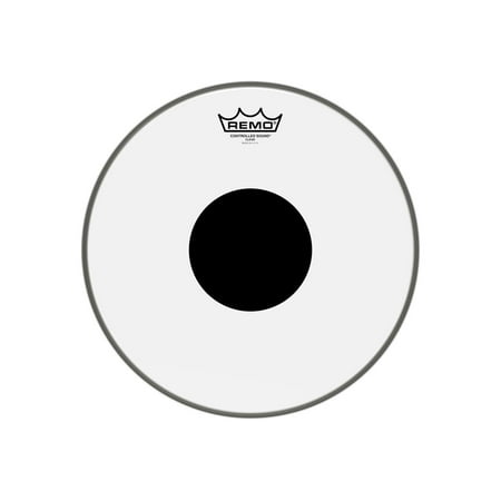 REMO 13" BLACK DOT Clear