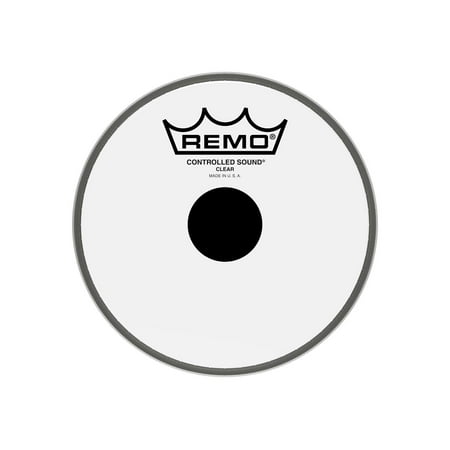 REMO 6" BLACK DOT Clear