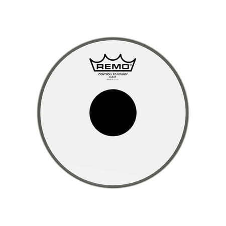 REMO 8" BLACK DOT Clear