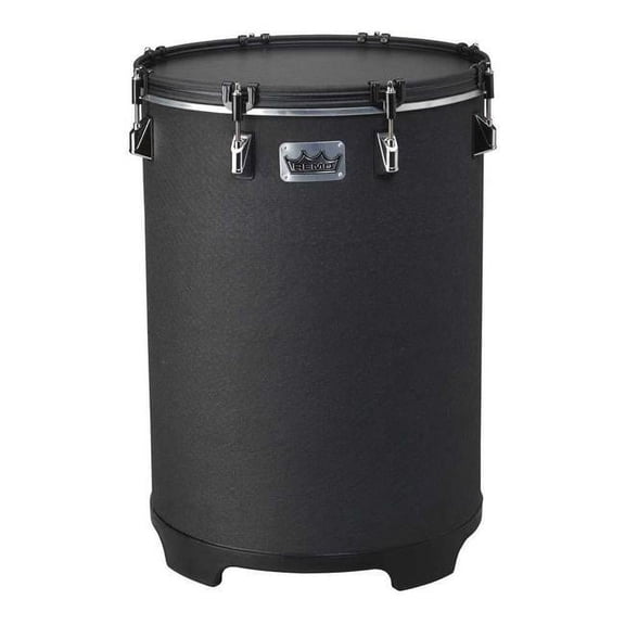 Remo Drum Heads 3703566 16 in. Dia. 21 in. Height Bahia Bass Drum with Fabric Black Earth