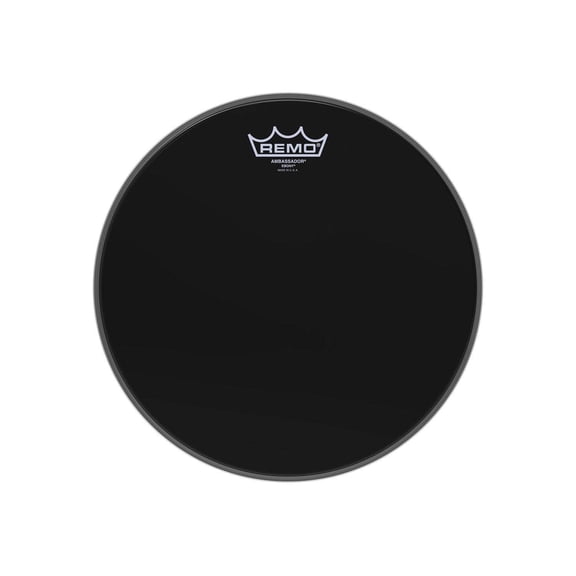 REMO 12" EBONY Ambassador
