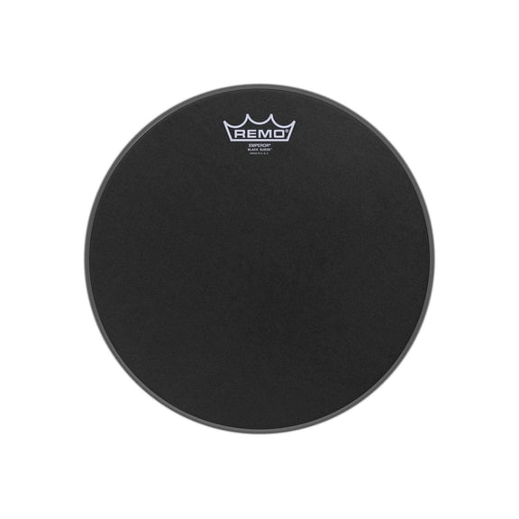 Remo Black Suede Emperor Batter Drum Head 12 in.