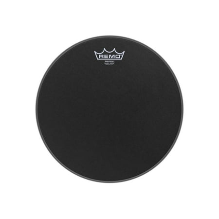 Remo Black Suede Emperor Batter Drum Head 12 in.