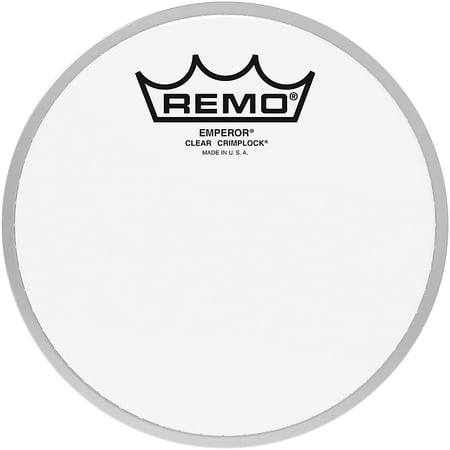 Remo Emperor Clear Crimplock Tenor Drum Head 6 in.