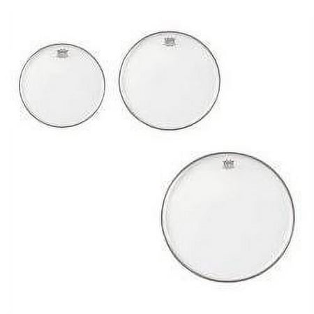 Remo Emperor Clear Tom Drumhead Pack, New Fusion