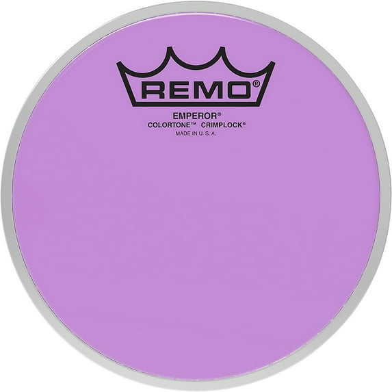 Remo Emperor Colortone Crimplock Purple Tenor Drum Head 12 in.