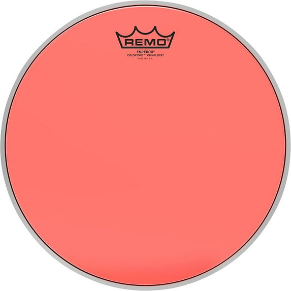 Remo Emperor Colortone Crimplock Red Tenor Drum Head 12 in.