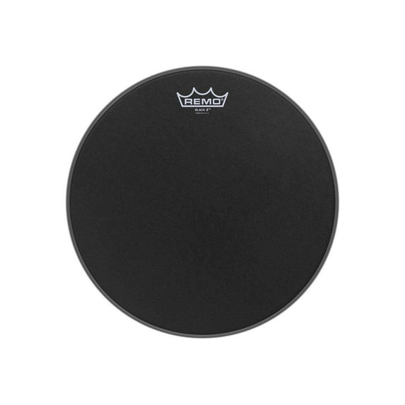REMO 13" BLACK-X BLK DOT BOT