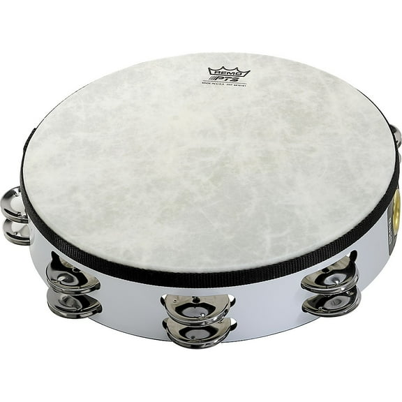 Remo Fixed-Head Tambourine White 8"