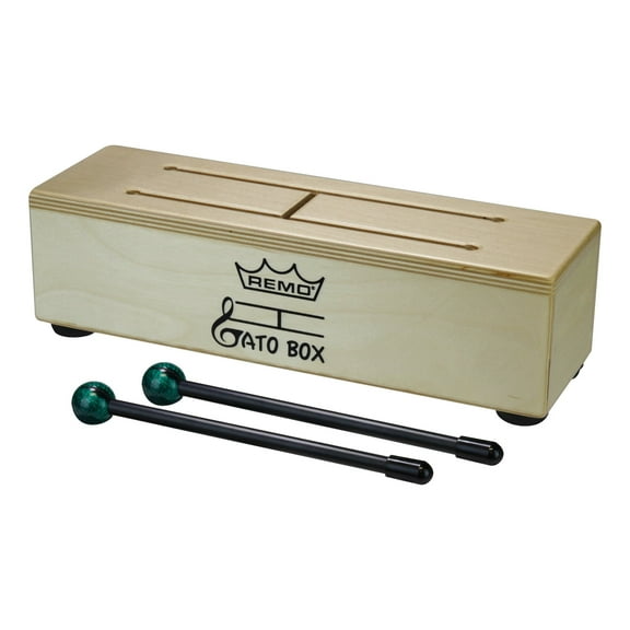 Remo Gato Box Slit Drum with Mallets - GB-1304-00