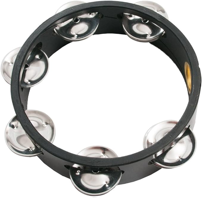 Remo Headless 6 inch Tambourine (Single Jingle; Black; Age 12+)