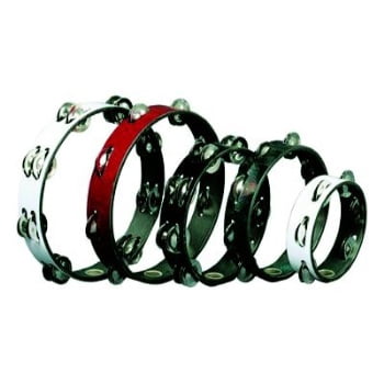 Remo Headless 8 inch Tambourine (Single Jingle; White; Age 12+)
