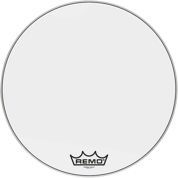 Remo Powermax Ultra White Crimplock Bass Drum Head 26 in.