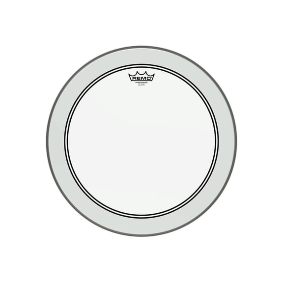 Remo P31318C2 Powerstroke 3 Clear 18" Bass Drum Batter Head w/ White Falam Patch