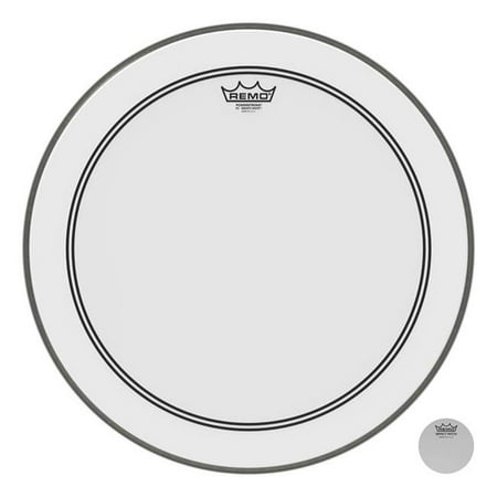 Remo Powerstroke P3 Smooth White Bass Drumhead - 20"