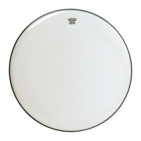 Remo Smooth White Ambassador Bass Drum Head 18 in.