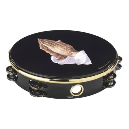 REMO 10" Tambourine Praying HANDS Double