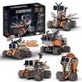thumbnail image 1 of Remocguys 5in1 Interstellar Deformed Robot Building Set with Remote Control Compatible with Lego Robotics Stem Toys for Ages 8-13 Boys, 1 of 6