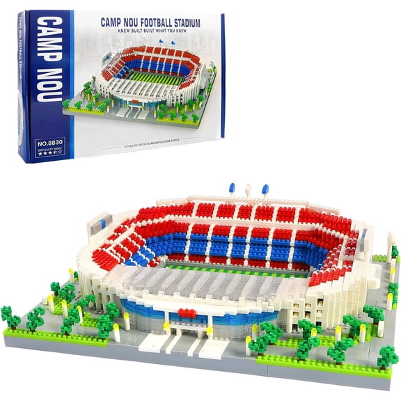 Remocguys Barcelona Soccer Stadium Building Set Compatible with Lego Architecture Collectible for Teems Adults 3500pcs