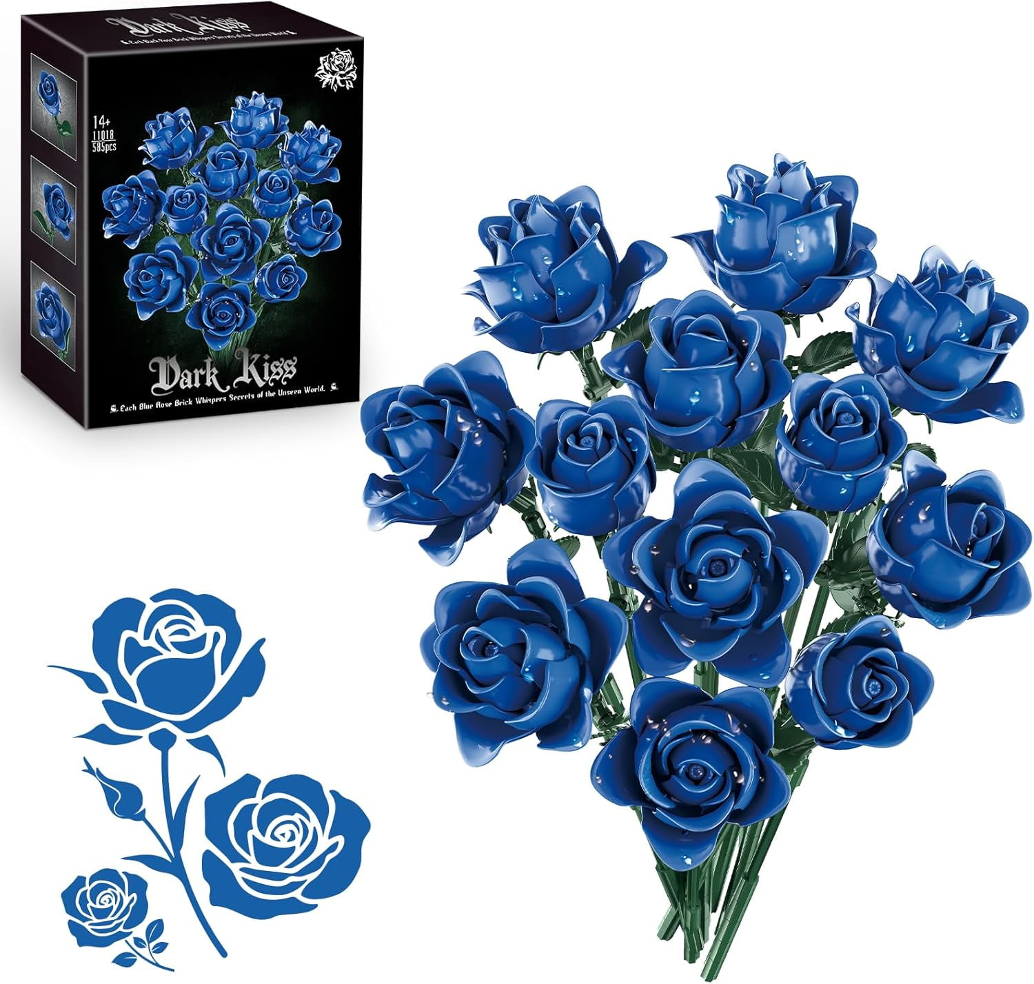 ヴィクトリースパーク　BLUE ROSES サイン　3枚セット Remocguys-Blue-Roses-Bouquet-