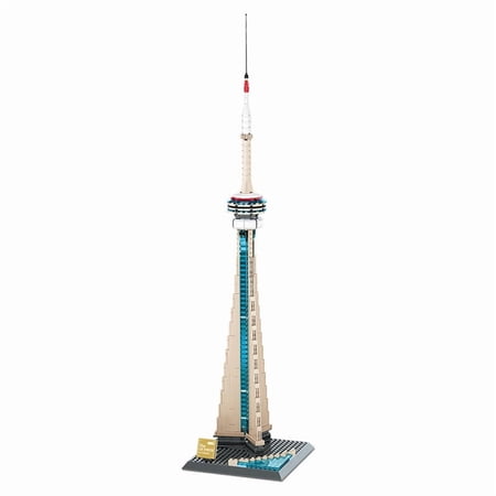 Remocguys CN Tower Building Set Compatible with Lego architecture Collection Famous Landmark Model Kits 424pcs