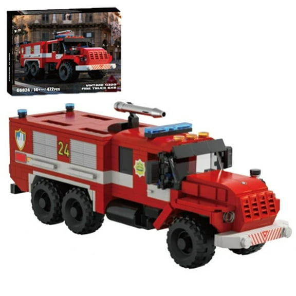 Remocguys Fire Truck Building Blocks Set Compatible with Lego Car for Adults 472 Pcs