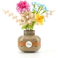 thumbnail image 1 of Remocguys Flower Bouquet Building Set with Vase Mini Not Compatible with Lego Botanical Home Decor for Adults 542 Pcs, 1 of 6